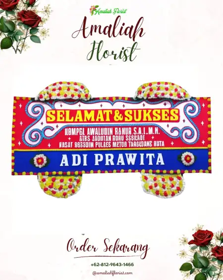 Papan Bunga Ucapan Selamat Pondokgede